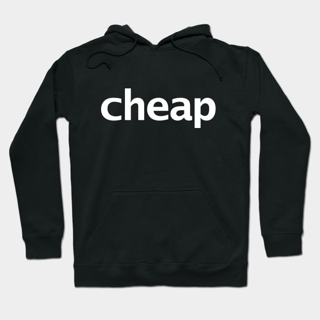 Cheap Minimal Typography Hoodie by ellenhenryart